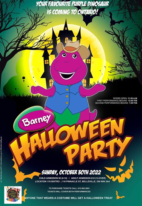 barney halloween party